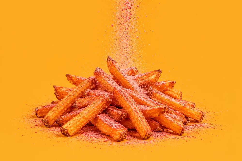 Kamote fries with signature seasoning powder